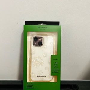 Kate Spade iPhone 13/14 case seashell